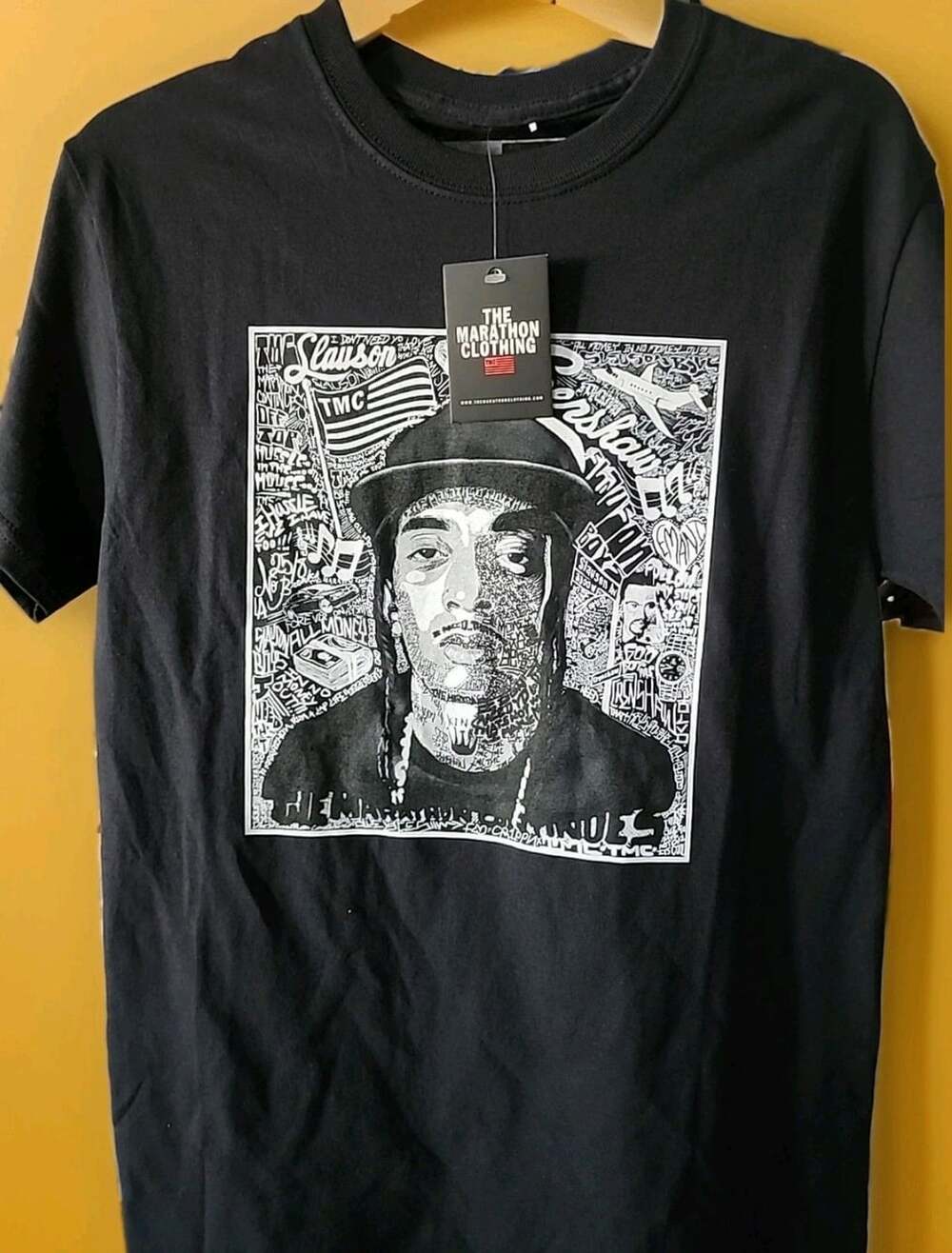 The Marathon Clothing “Crenshaw” Nippy Hussle Small T-shirt NWT A109 Excellent